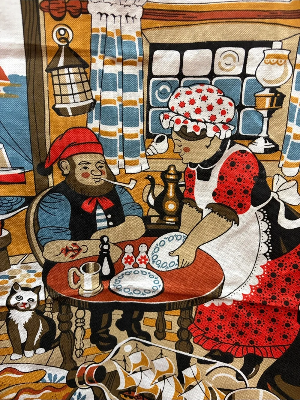 Kitchen Tea Towels 2 from England Traditional Recipes circa 1990